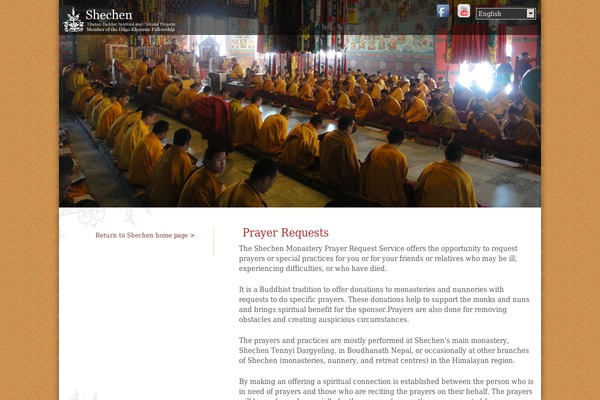 shechenprayerrequest.org site used Deadwood-lite