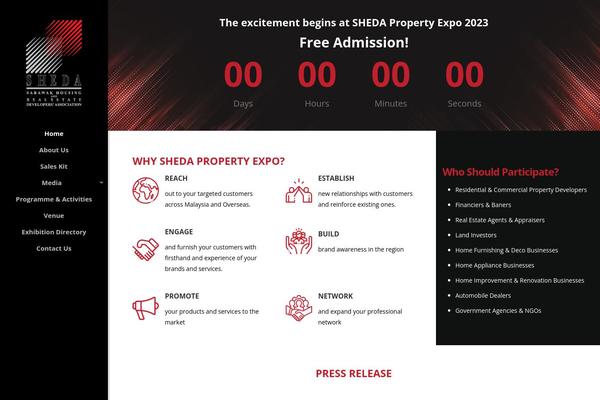 shedapropertyexpo.com site used Sheda