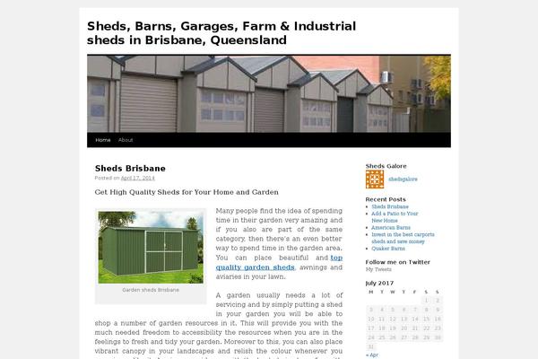 shedsgaloreau.wordpress.com site used Shedsgalore