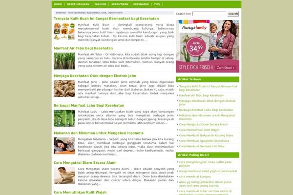 sheentin.com site used Curation-pc-2020