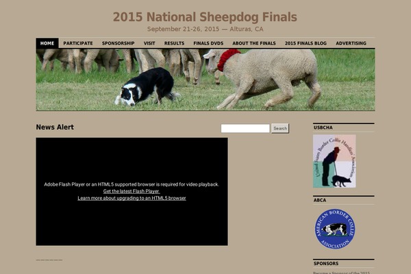 sheepdogfinals.org site used Coraline