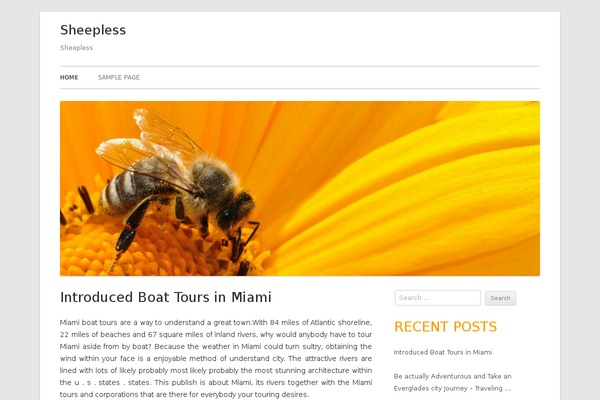 Tiny Forge theme site design template sample