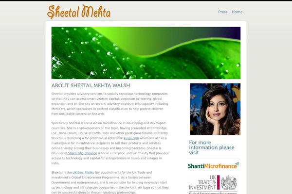 Simplefolio theme site design template sample