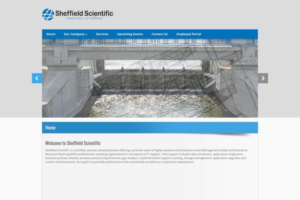Architecture theme site design template sample