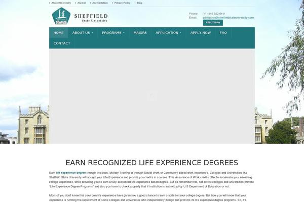 Jasper theme site design template sample