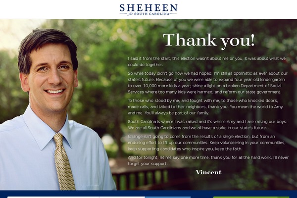 Campaign theme site design template sample