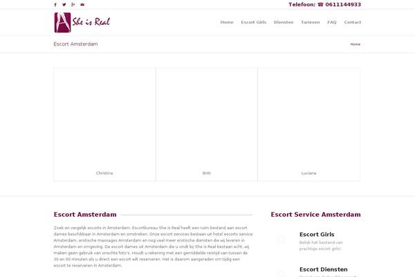 Enfold theme site design template sample