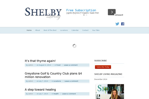 Currents theme site design template sample
