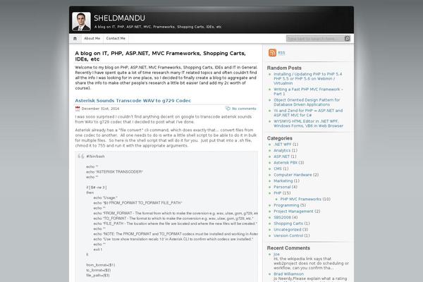 Site using WP-RecentComments plugin