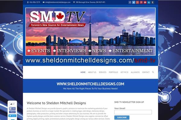 Interface theme site design template sample