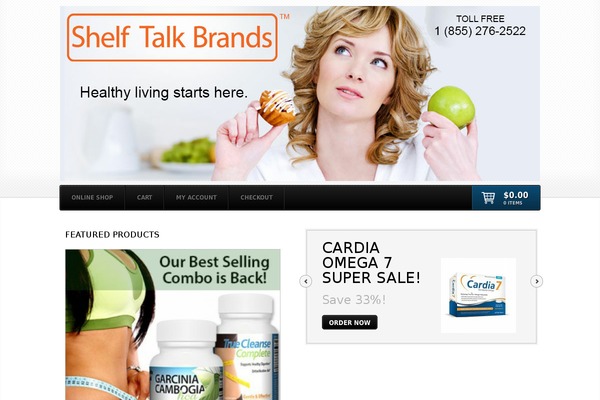 Shelflife theme site design template sample