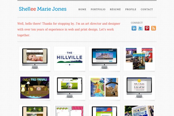Elefolio theme site design template sample