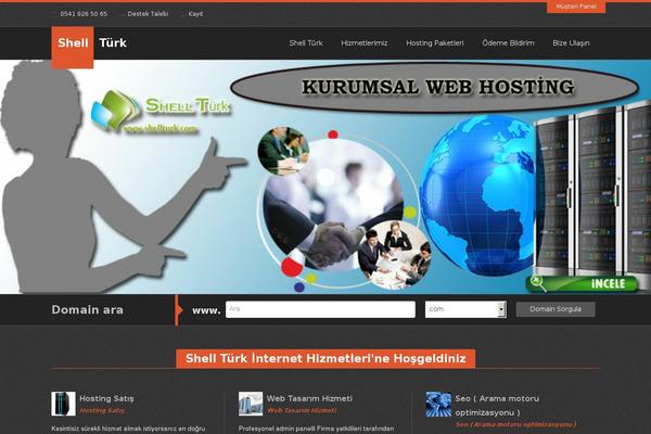 Megahost theme site design template sample