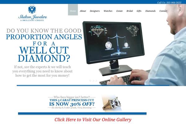White Rock theme site design template sample