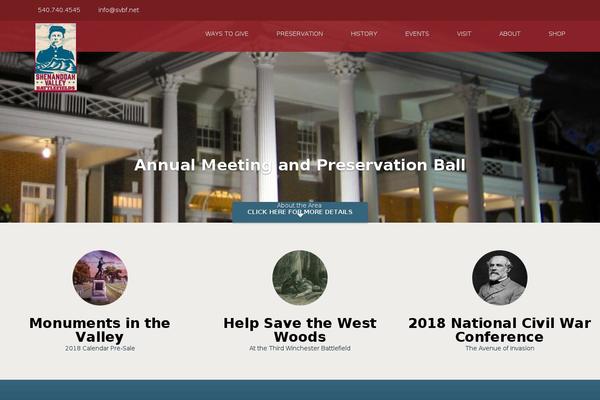 shenandoahatwar.org site used Shenandoah