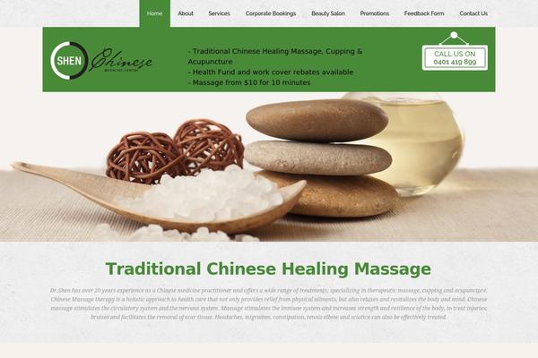 Spasalon theme site design template sample