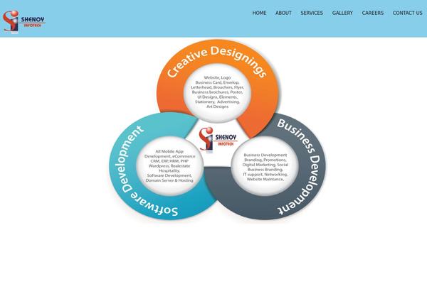 SKT White theme site design template sample