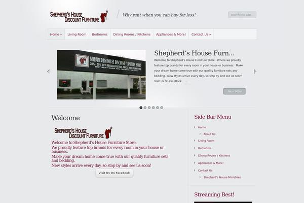 Minimal theme site design template sample