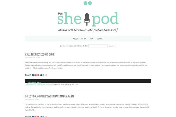 shepod.com site used Minty