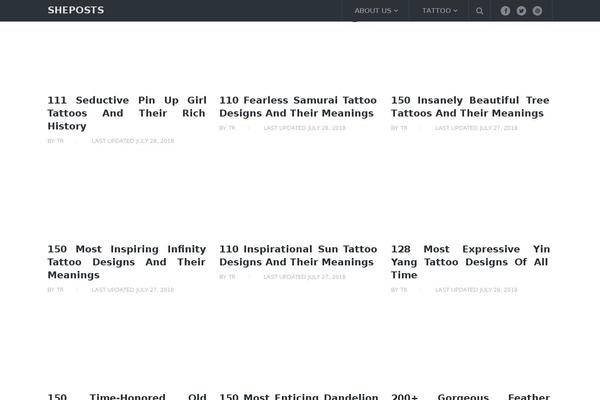 Tr theme site design template sample