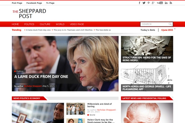 Observer theme site design template sample