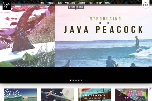 Site using Easy Heads Up Bar plugin