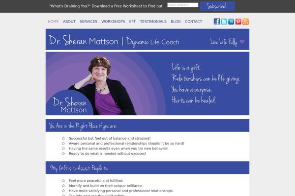 Shaan theme site design template sample