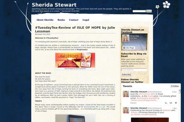 Pretty Parchment theme site design template sample