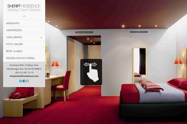 sheriffresidence.com site used Otel2