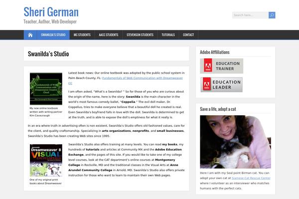 SongWriter theme site design template sample