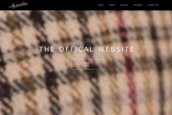 Visia theme site design template sample