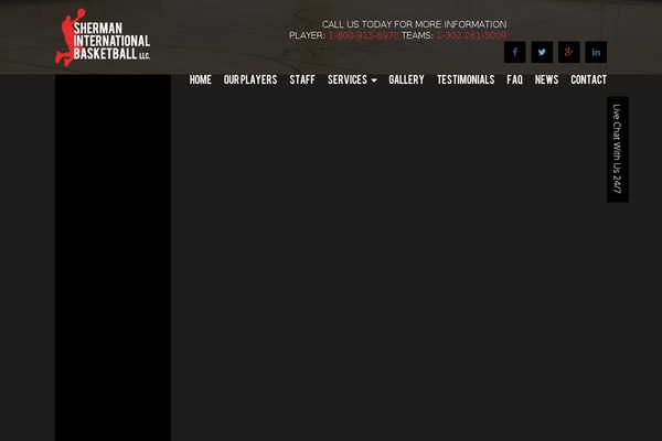 shermaninternationalbasketball.com site used Sherman