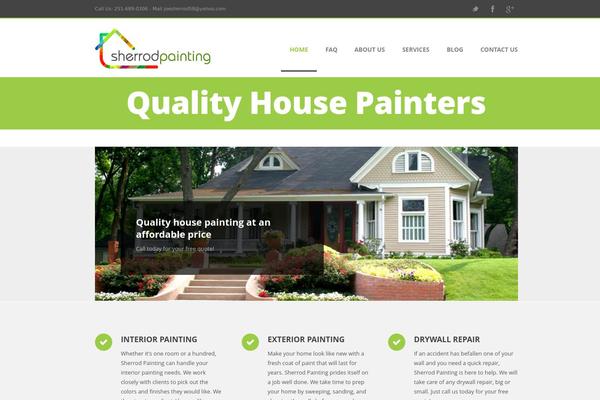 Honey theme site design template sample