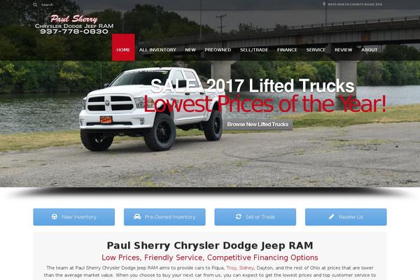 Automotive Child theme site design template sample
