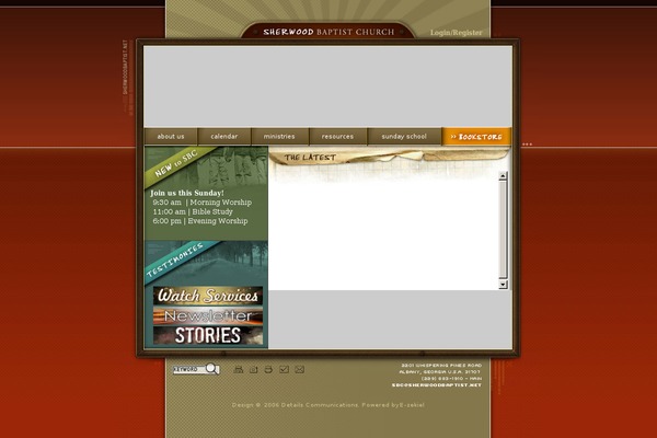 sherwoodbaptist.net site used Discoveram