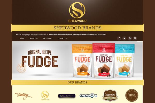 Sherwood theme site design template sample