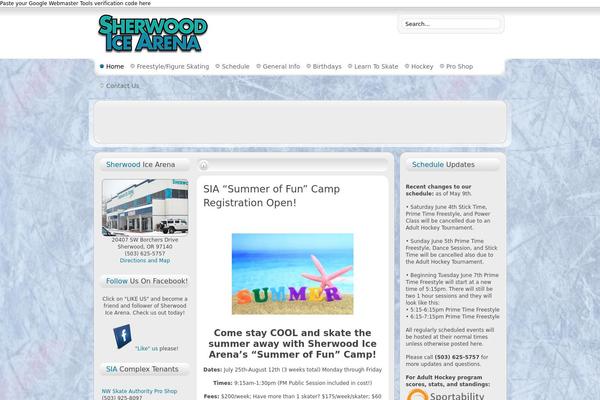 sherwoodicearena.com site used Rt_affinity_wp