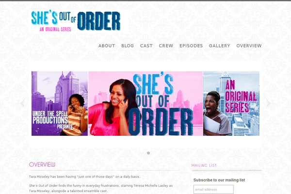 The Cotton theme site design template sample