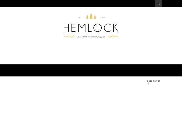 Hemlock theme site design template sample