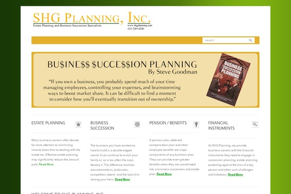 Enterprise theme site design template sample