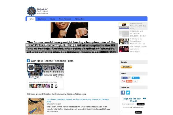 Site using Constant Contact WordPress Widget plugin