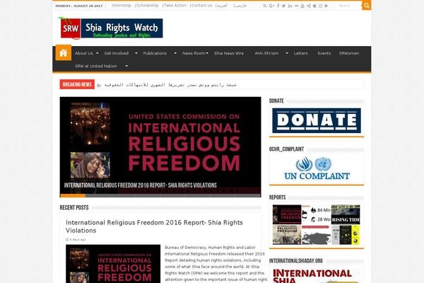 Site using Td-newsletter plugin