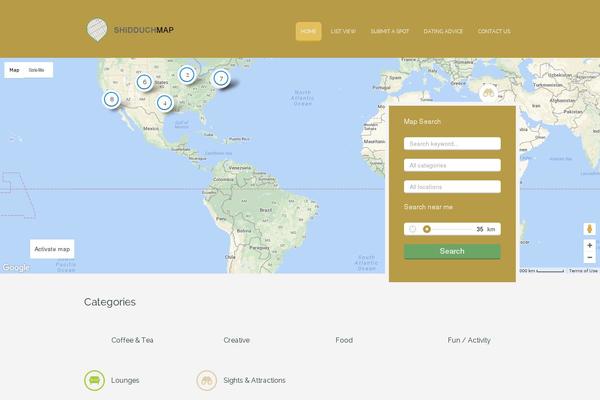 Business Finder theme site design template sample