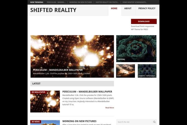 Tempera theme site design template sample