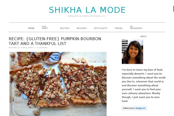 Foodie Pro theme site design template sample