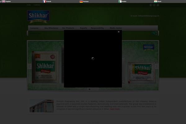 Thunder theme site design template sample