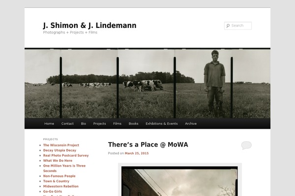 shimonlindemann.com site used Twenty Eleven