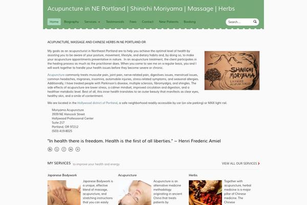 Merchant theme site design template sample