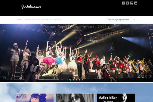 Inkness theme site design template sample