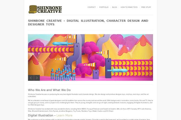 Bigbang theme site design template sample